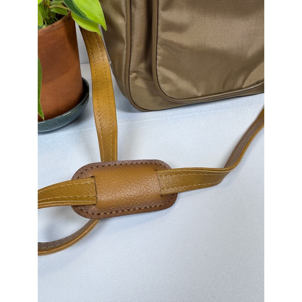 Samsonite Tan Brown Crossbody Shoulder Bag Vintage Travel Purse EUC - Picture 5 of 13
